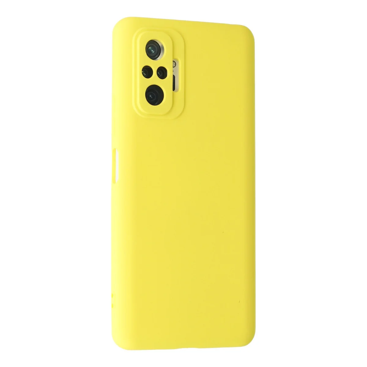 Redmi Note 10 Pro Kılıf Nano içi Kadife Silikon - Sarı