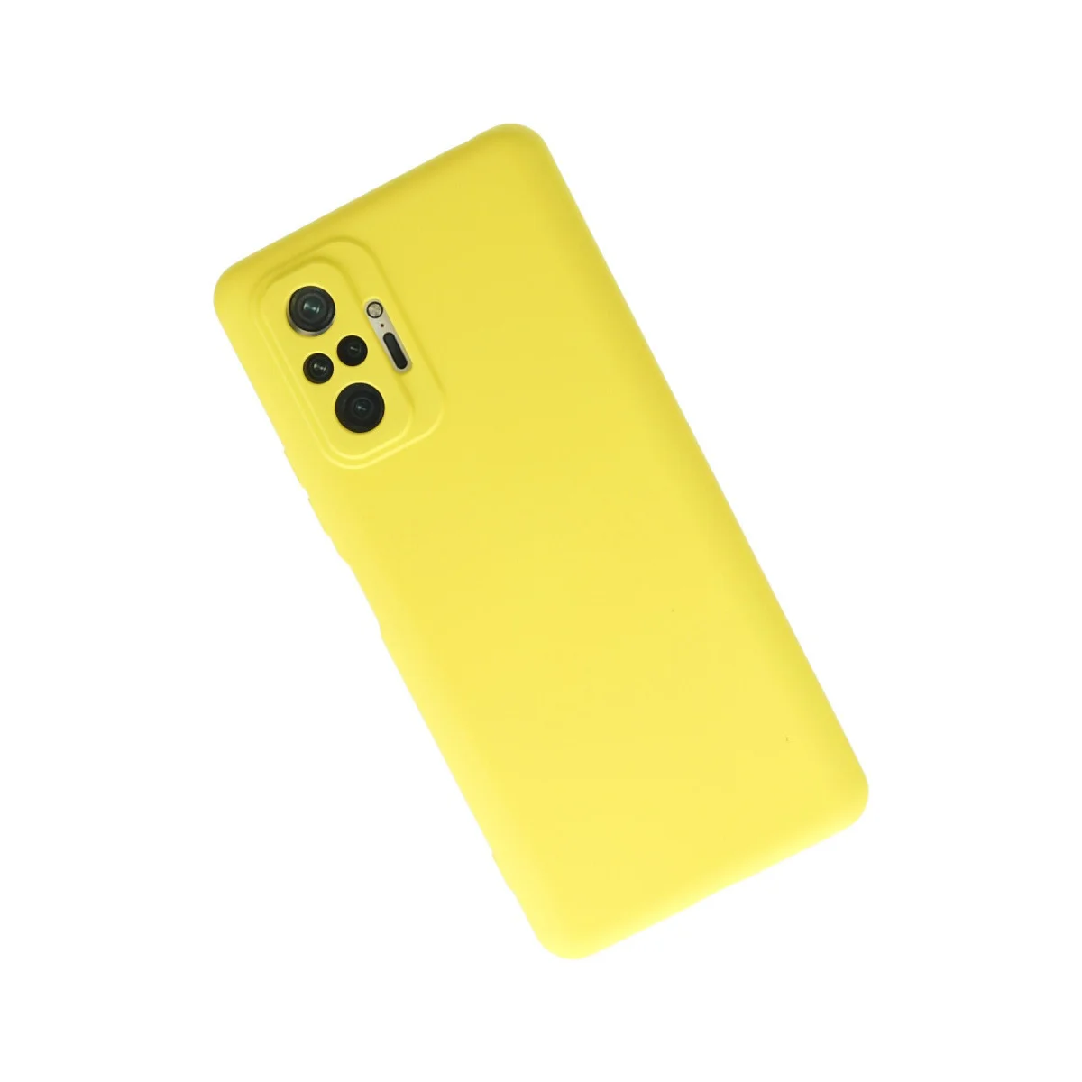 Redmi Note 10 Pro Kılıf Nano içi Kadife Silikon - Sarı