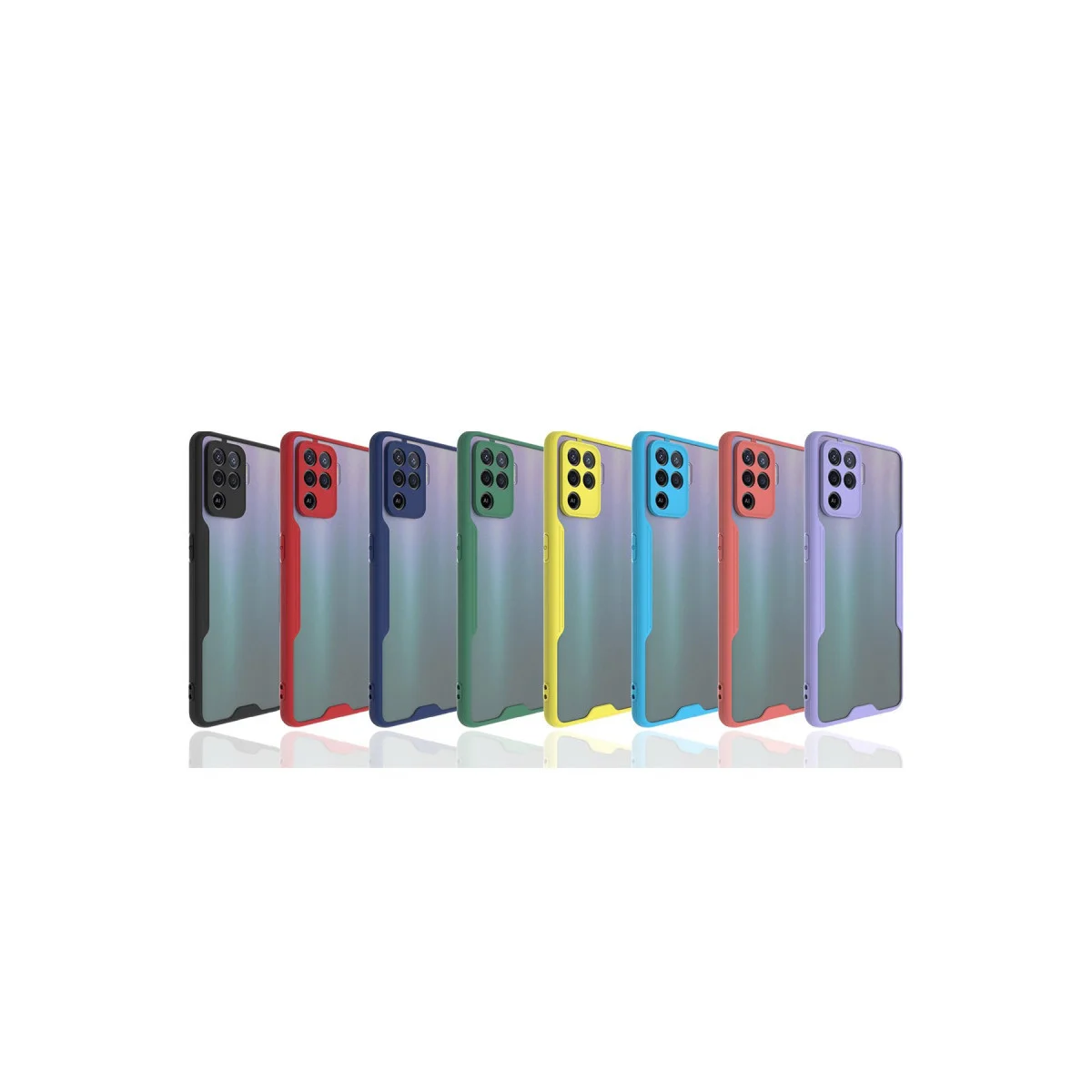 Reno 5 Lite Kılıf Platin Silikon - Sarı