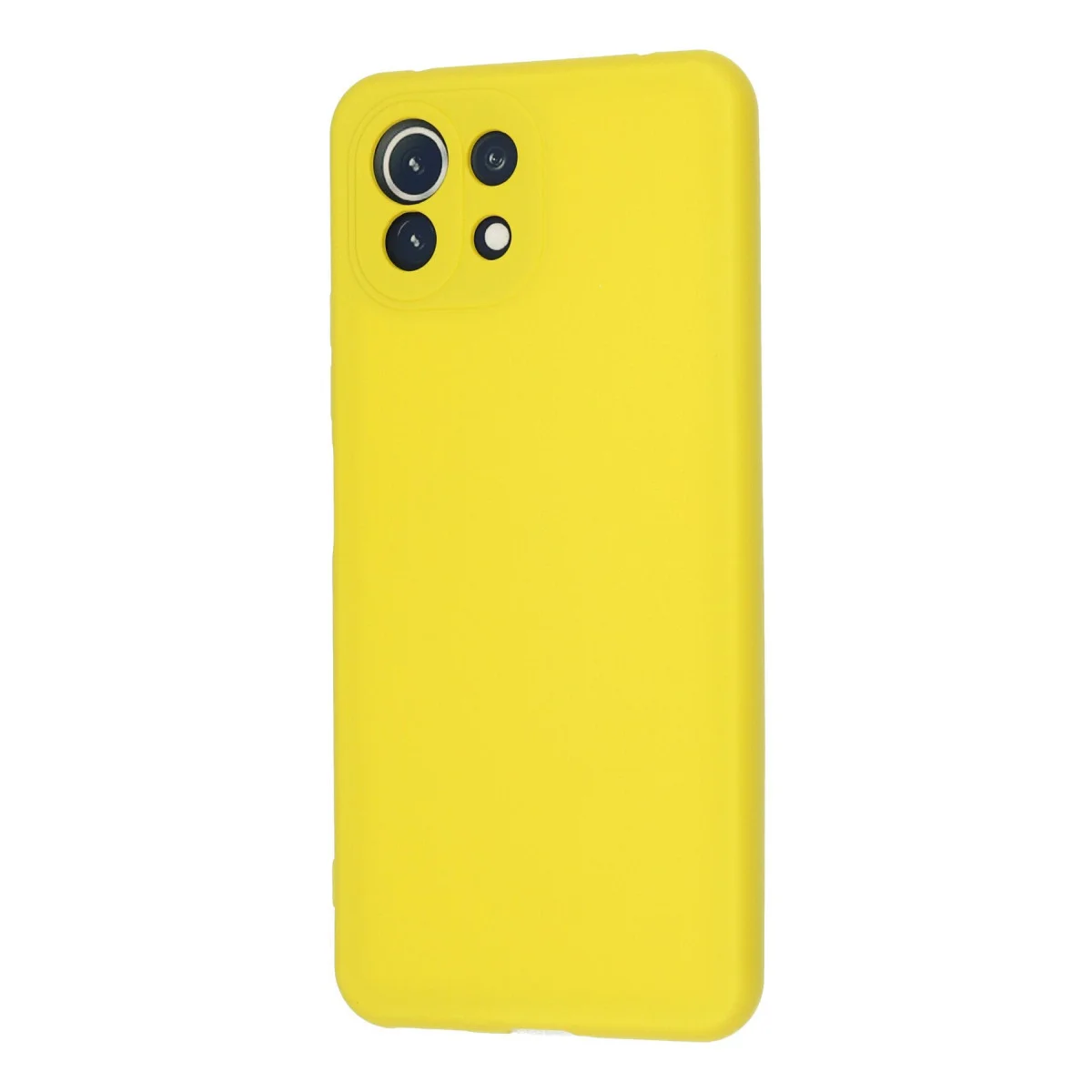 Mİ 11 Lite Kılıf Nano içi Kadife Silikon - Sarı