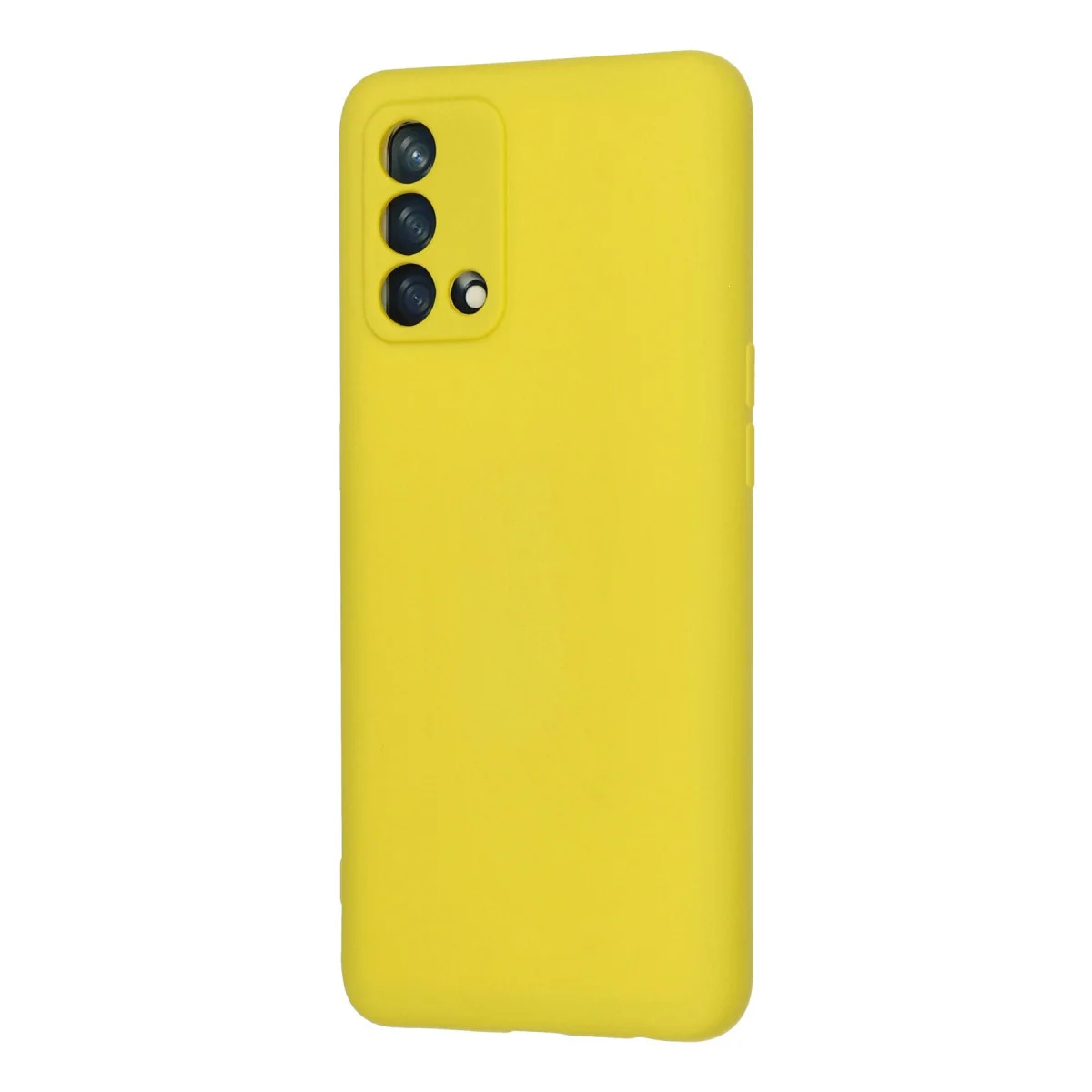 A74 4G Kılıf Nano içi Kadife Silikon - Sarı