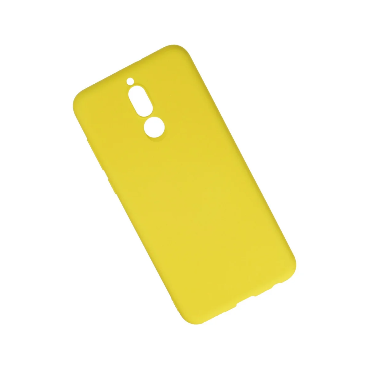 Mate 10 Lite Kılıf Nano içi Kadife Silikon - Sarı