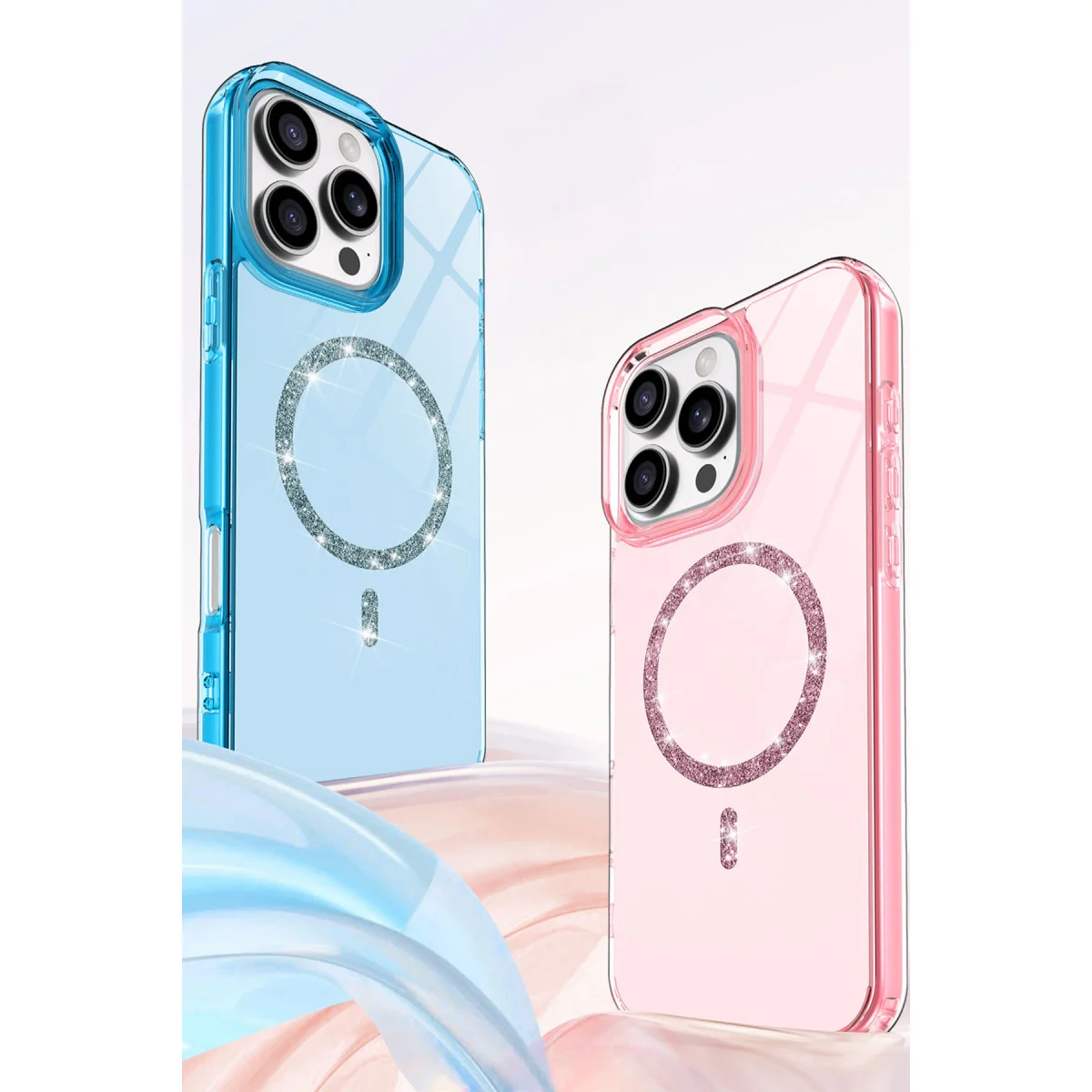 iPhone 16 Pro Live Diamond Magsafe Kapak - Sarı
