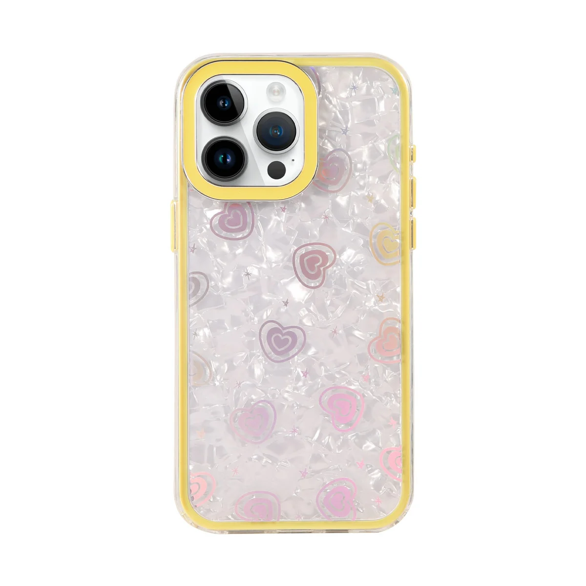 iPhone 14 Lumi Desenli Kapak - Sarı