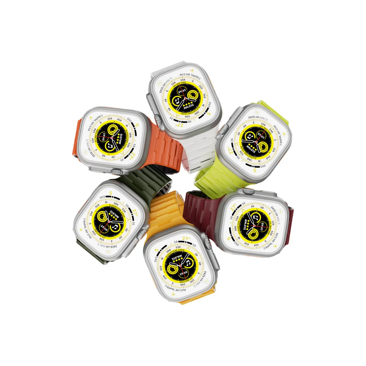 Watch Ultra 49mm Wowen Kordon - Sarı