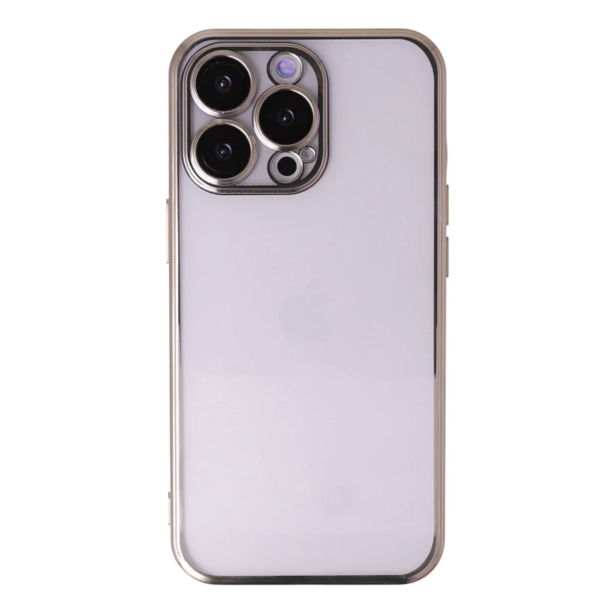 iPhone 13 Pro Kılıf Razer Lensli Silikon - Gold