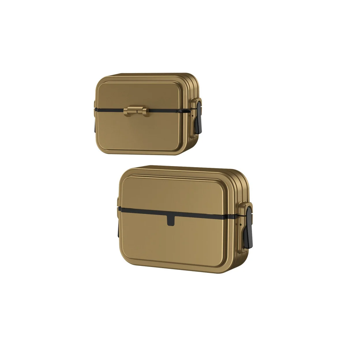Airpods Pro 2 (2.nesil) 404 Kilitli Kılıf - Gold