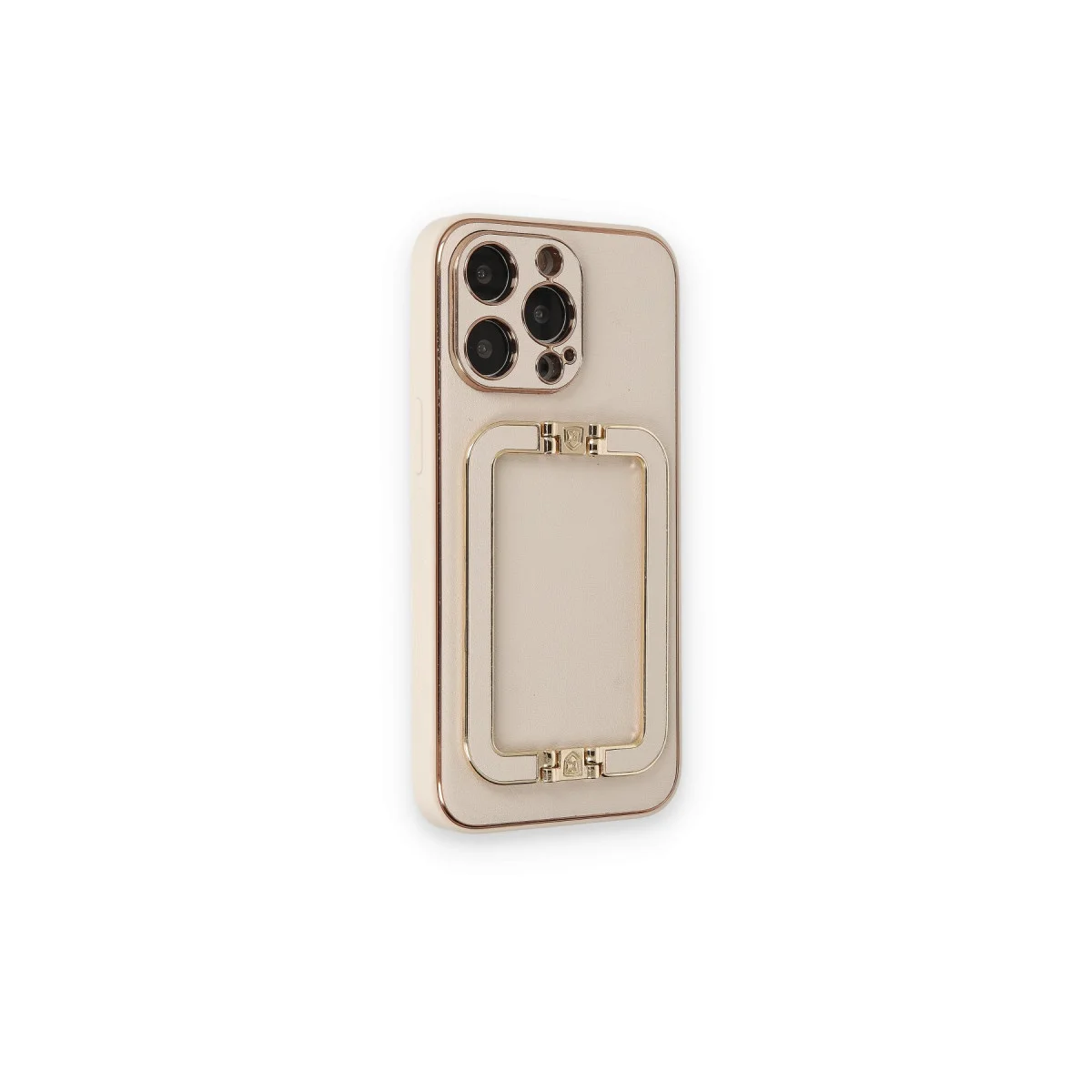 iPhone 14 Pro Max Kılıf Coco Elit Kapak - Gold