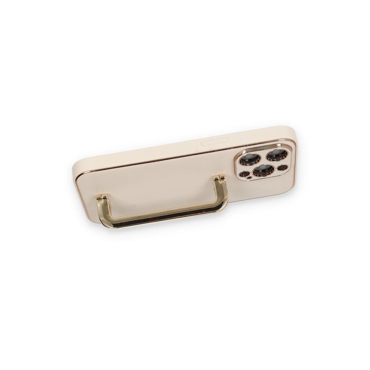 iPhone 14 Pro Max Kılıf Coco Elit Kapak - Gold