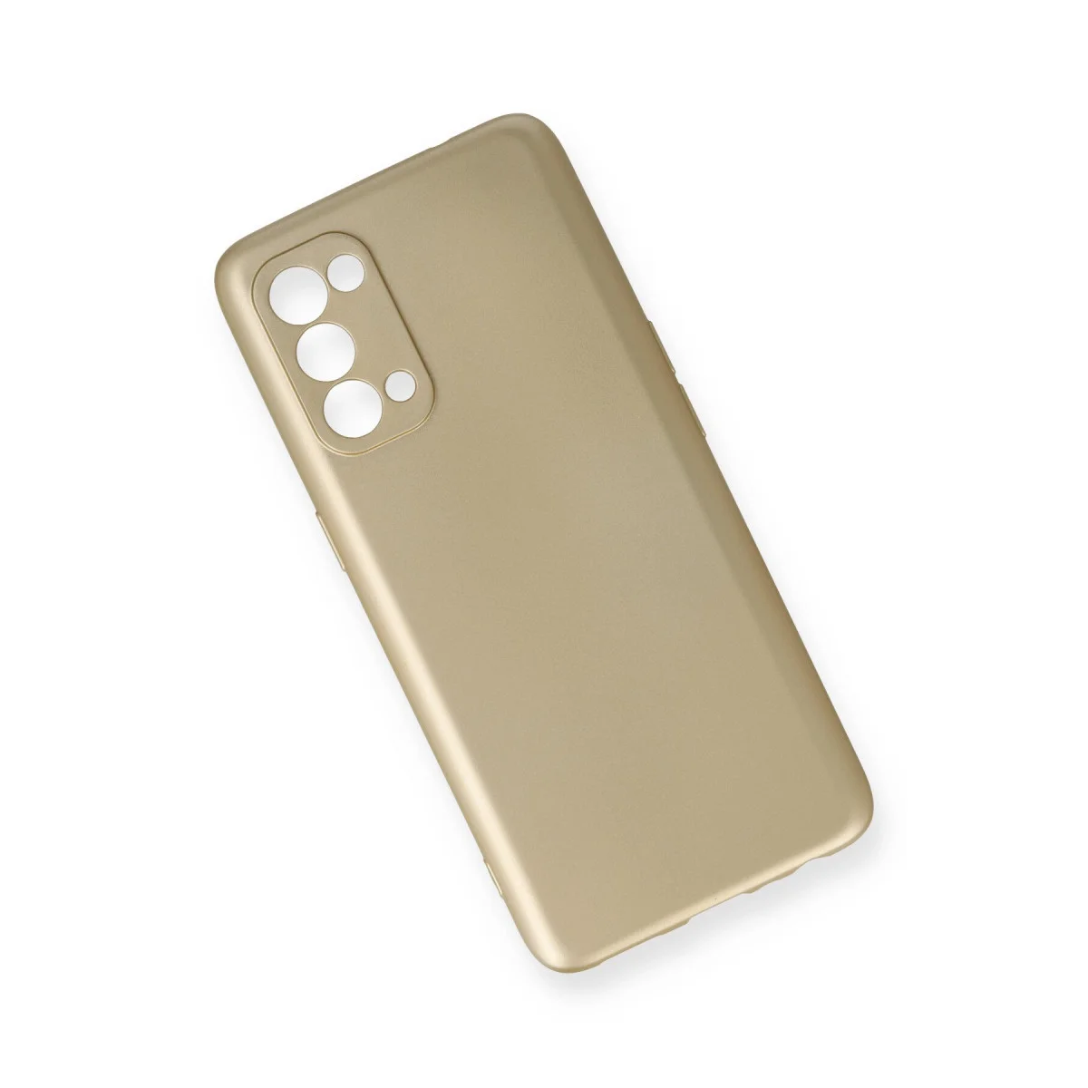 Reno 5 Kılıf First Silikon - Gold