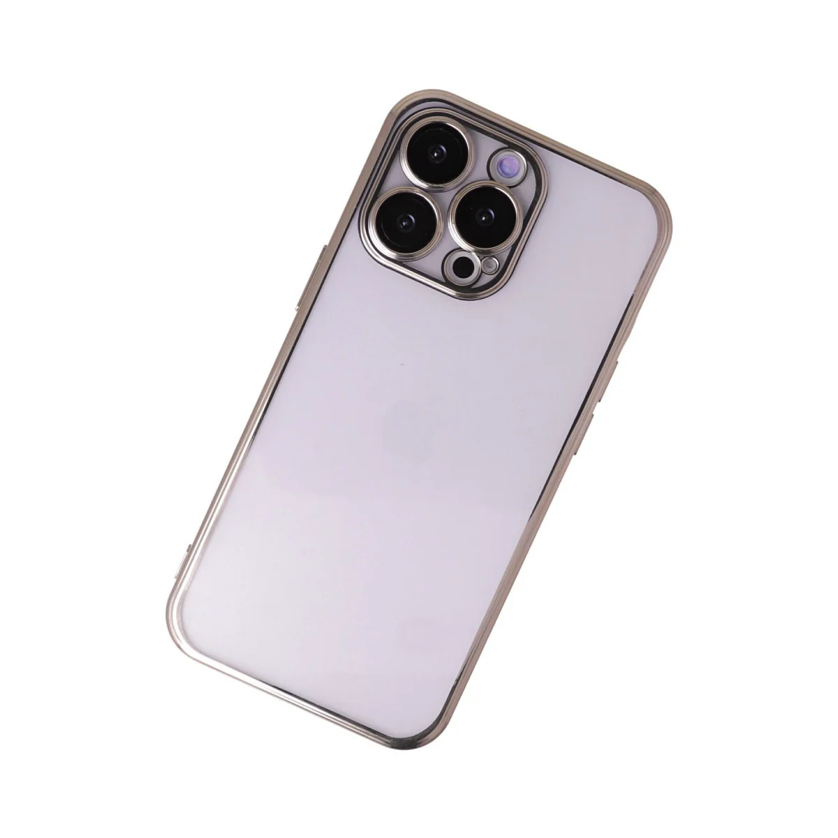 iPhone 14 Pro Max Kılıf Razer Lensli Silikon - Gold