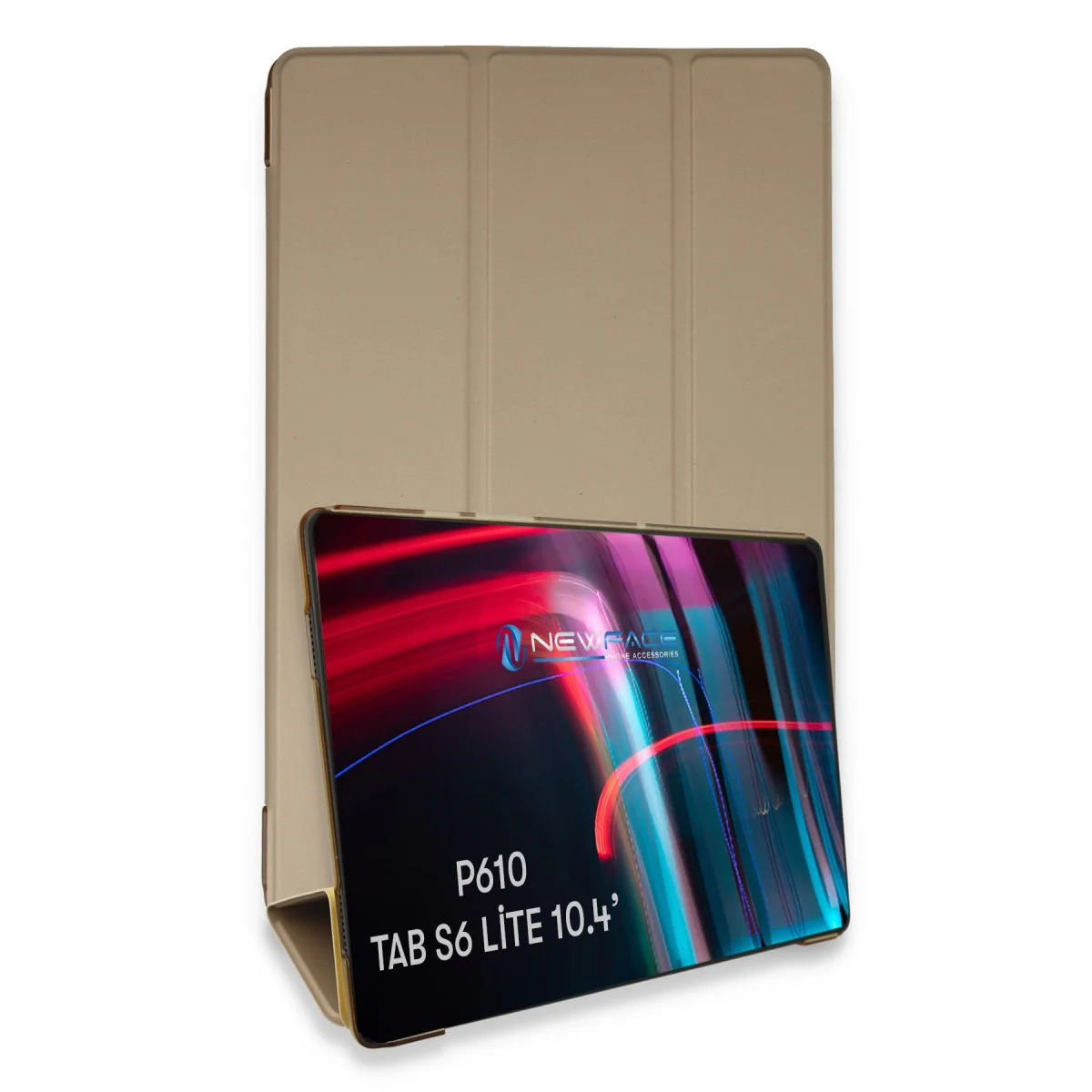 Galaxy P610 Tab S6 Lite 10.4 Kılıf Tablet Smart Kılıf - Gold