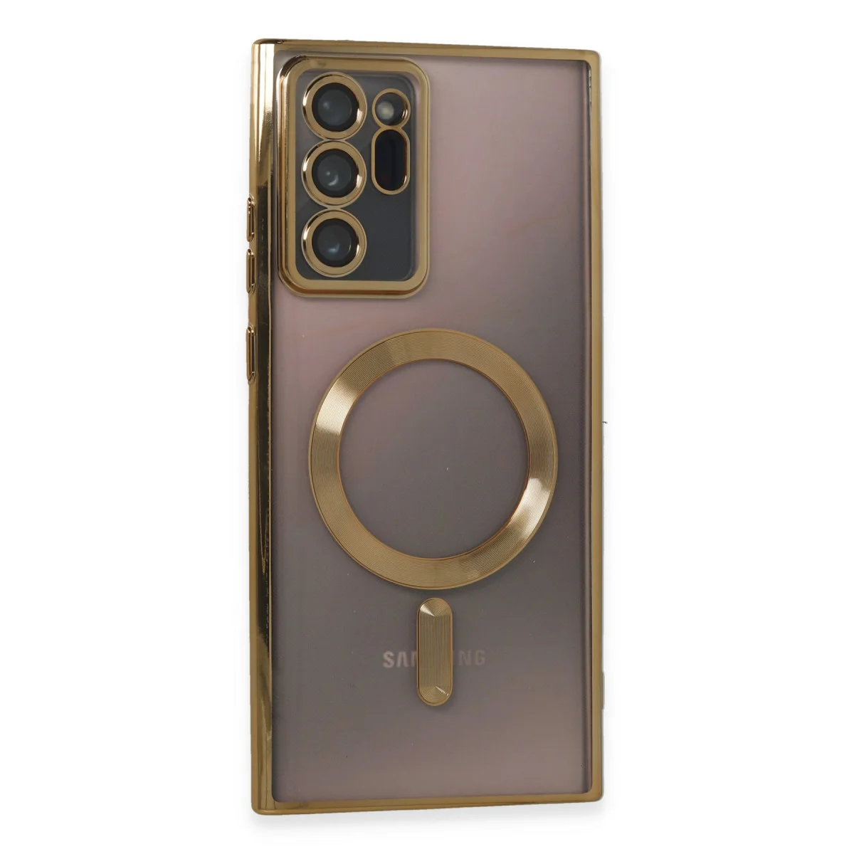 Galaxy Note 20 Ultra Kılıf Kross Magneticsafe Kapak - Gold