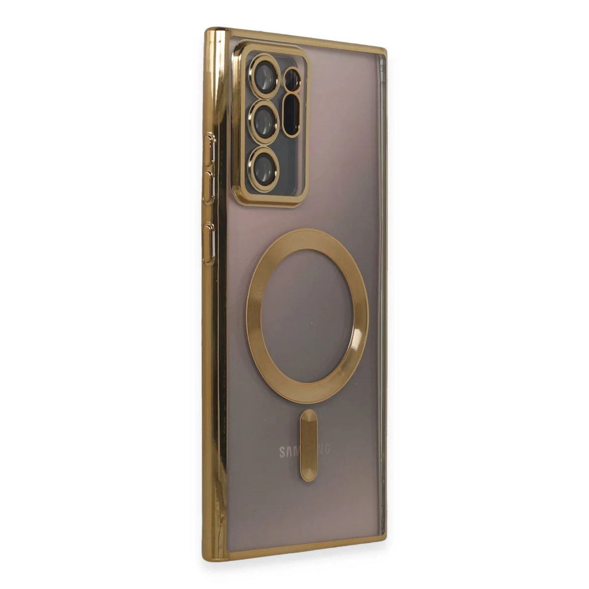 Galaxy Note 20 Ultra Kılıf Kross Magneticsafe Kapak - Gold