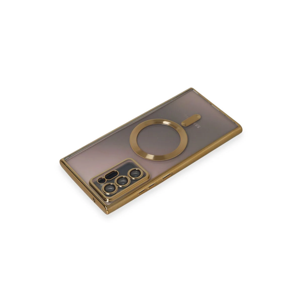 Galaxy Note 20 Ultra Kılıf Kross Magneticsafe Kapak - Gold