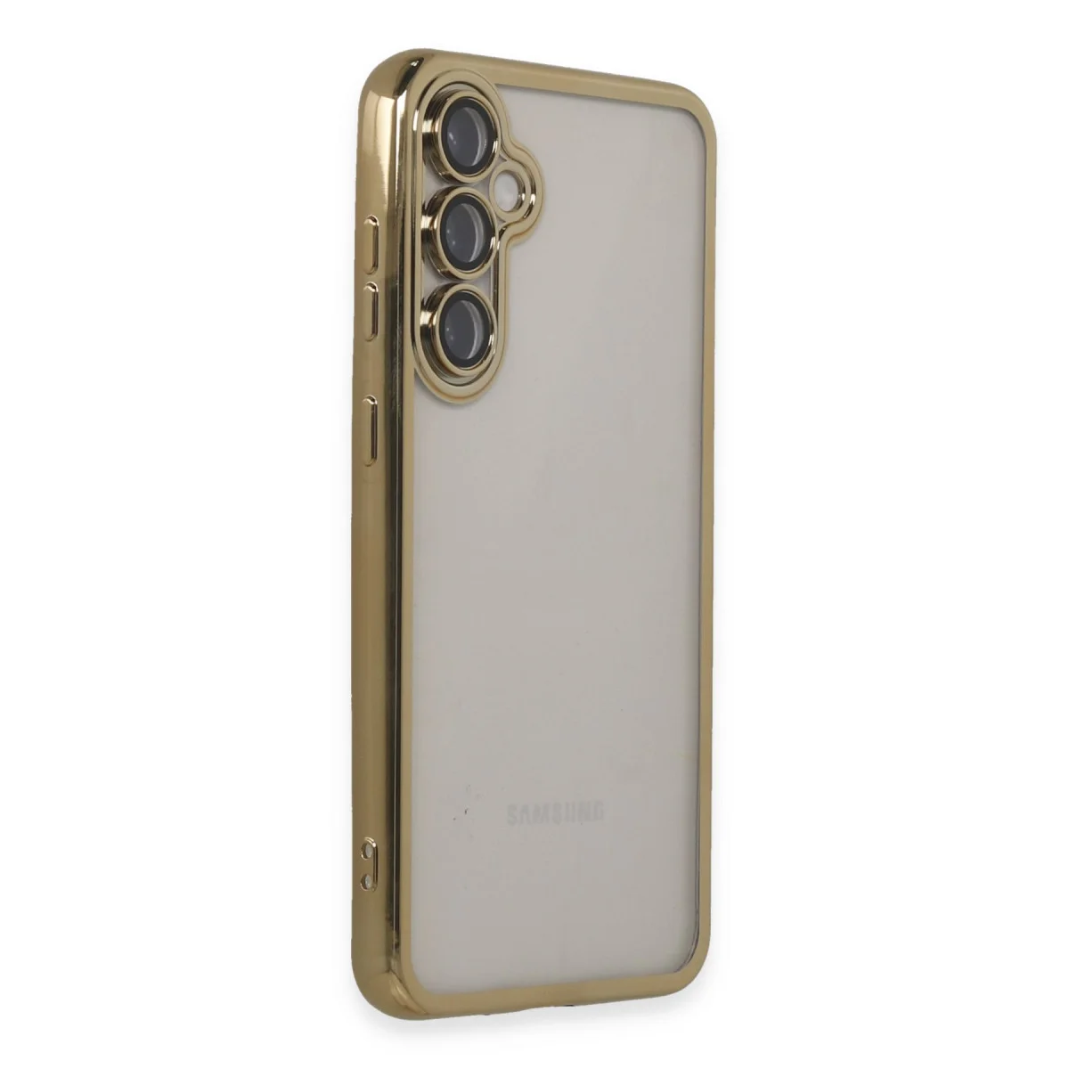 Galaxy S23 FE Kılıf Razer Lensli Silikon - Gold