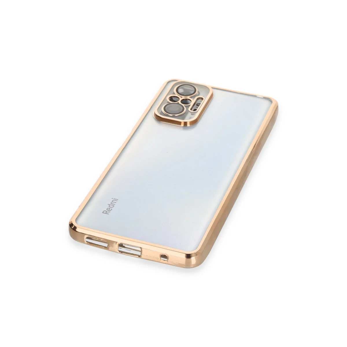 Redmi Note 10 Pro Kılıf Razer Lensli Silikon - Gold
