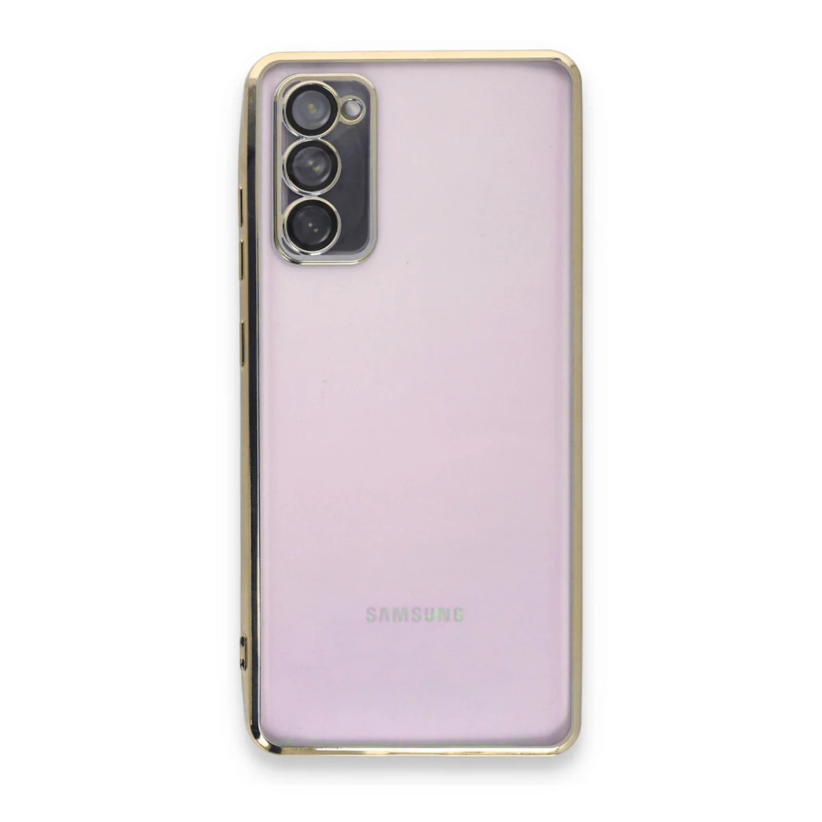 Galaxy S20 FE Kılıf Razer Lensli Silikon - Gold