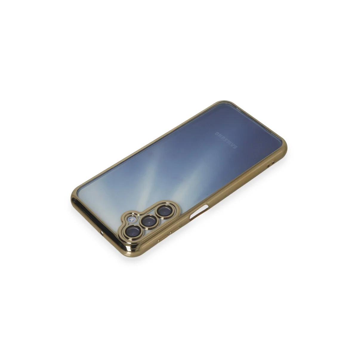 Galaxy A25 5G Kılıf Razer Lensli Silikon - Gold