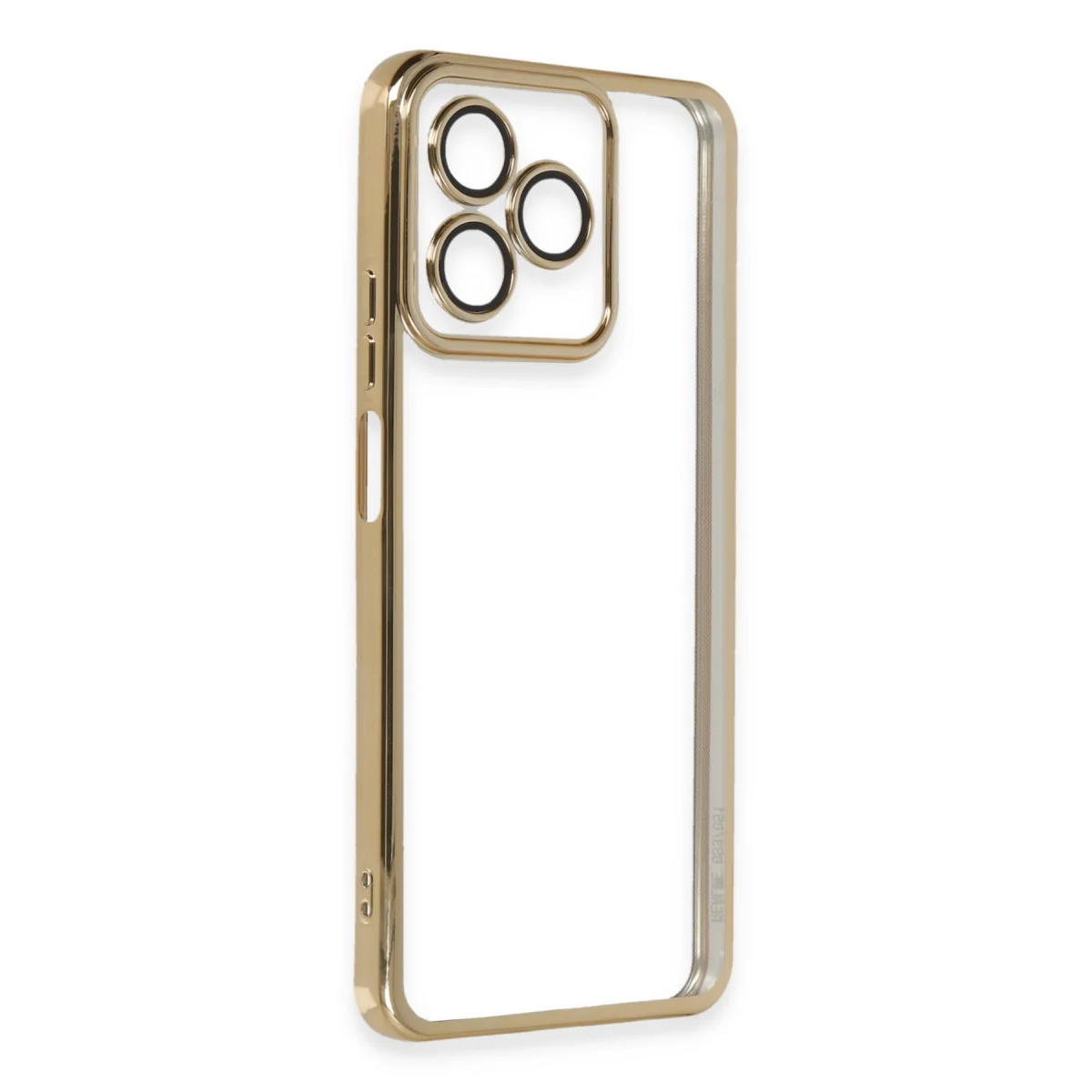 Redmi 13 4G Kılıf Razer Lensli Silikon - Gold