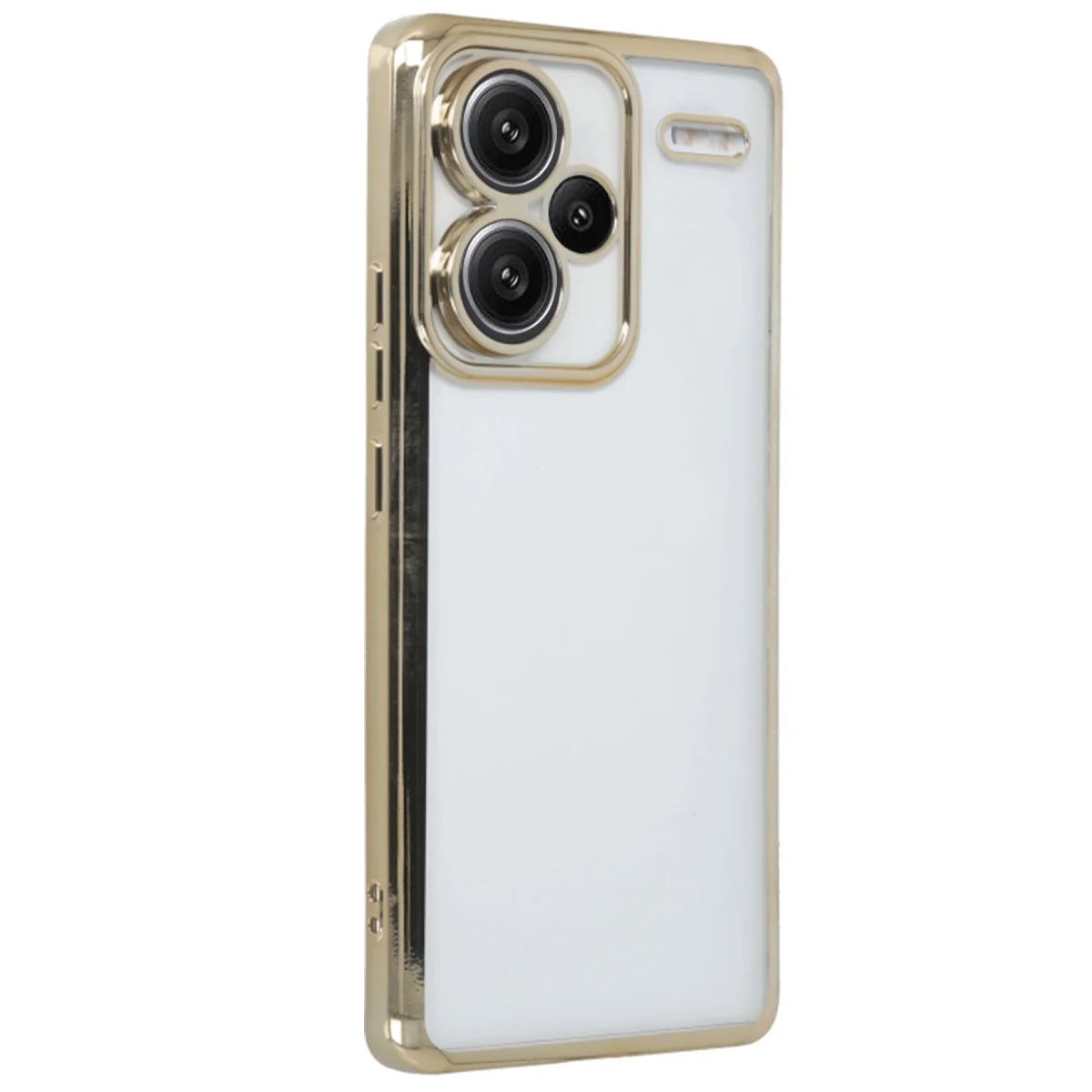 Redmi Note 13 Pro Plus Kılıf Razer Lensli Silikon - Gold