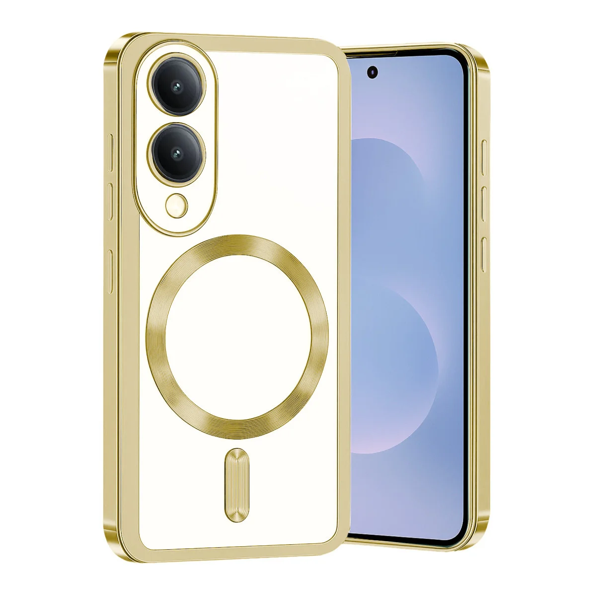 Galaxy S25 Edge Kross Magneticsafe Kapak - Gold