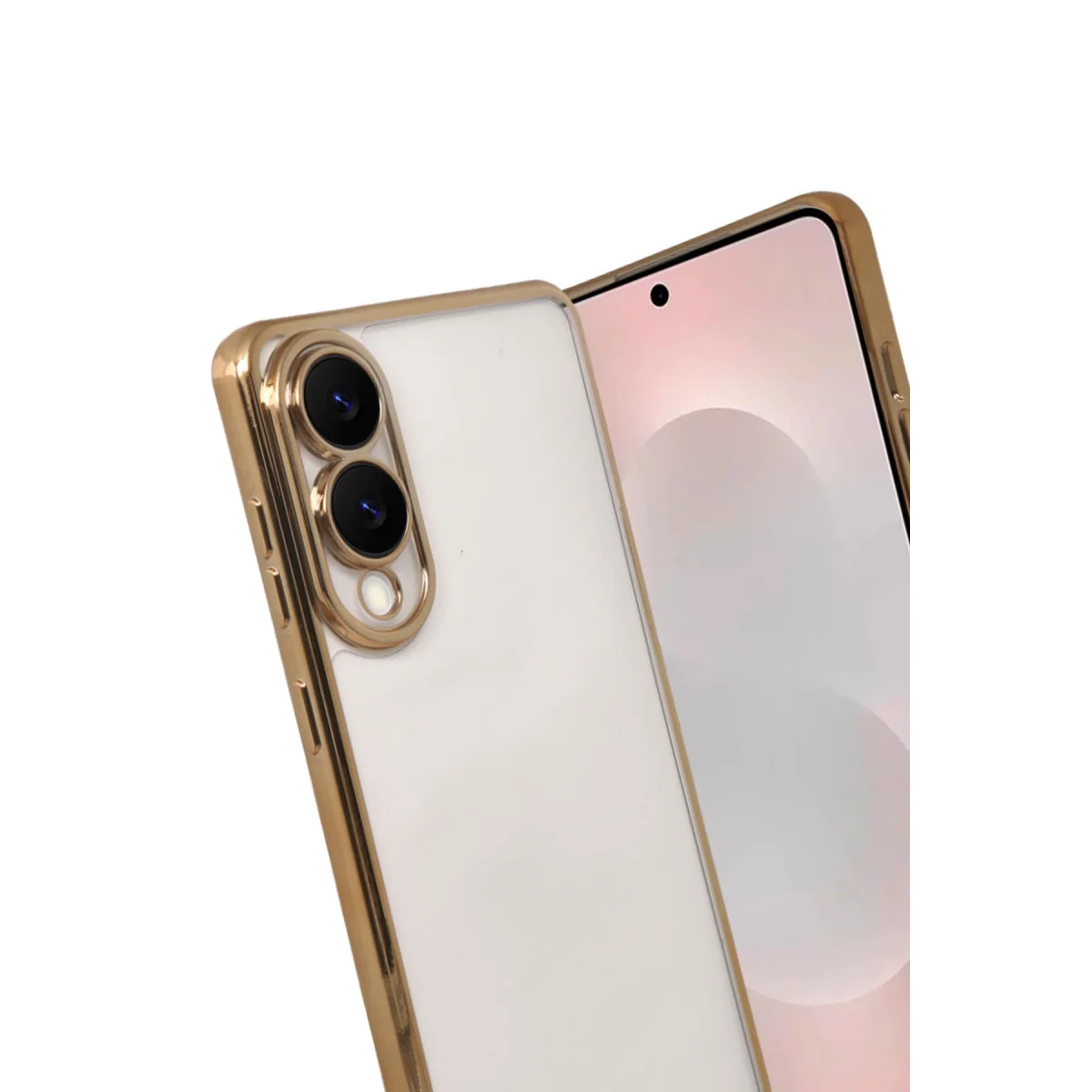 Galaxy S25 Edge Razer Lensli Silikon - Gold
