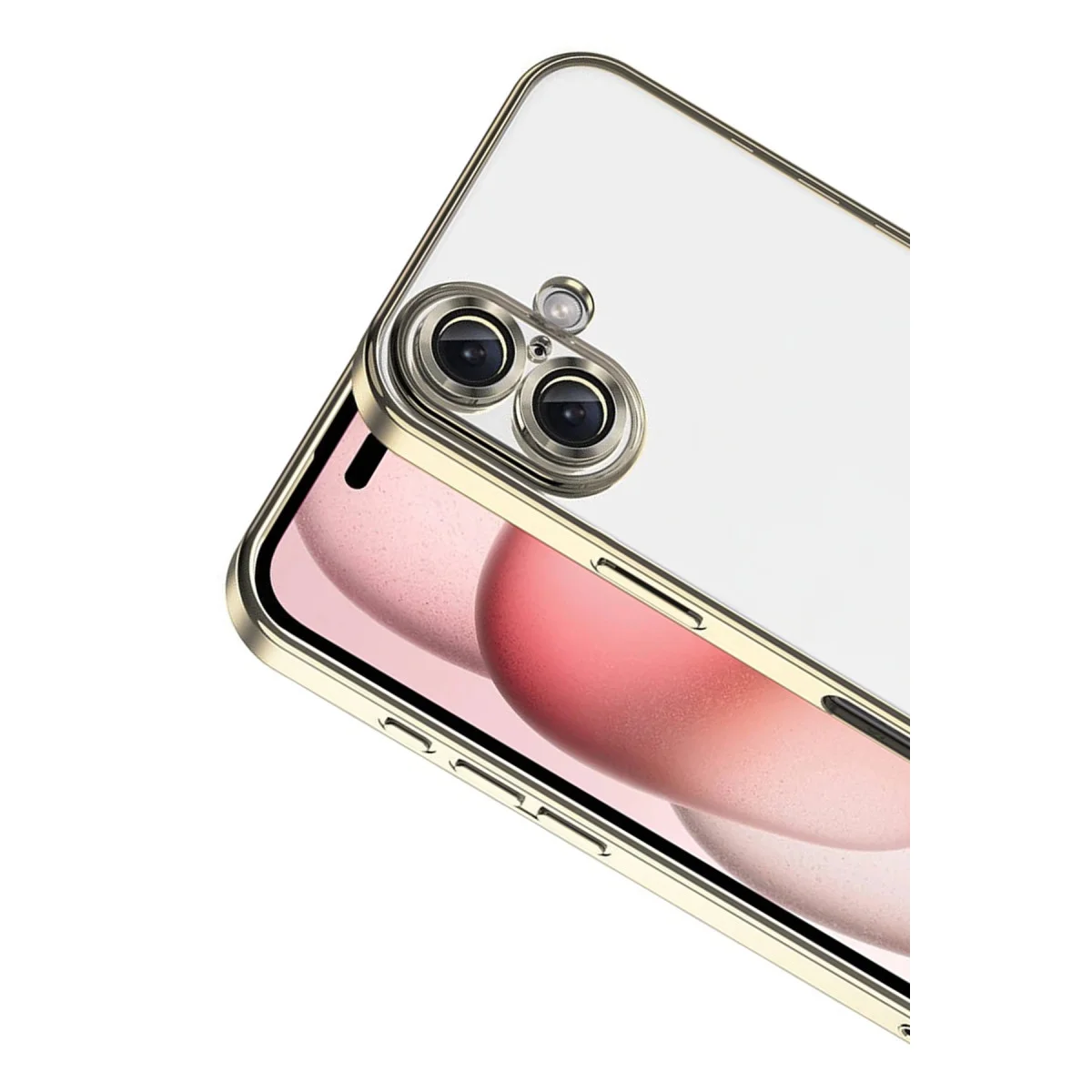 iPhone 17 Razer Lensli Silikon - Gold