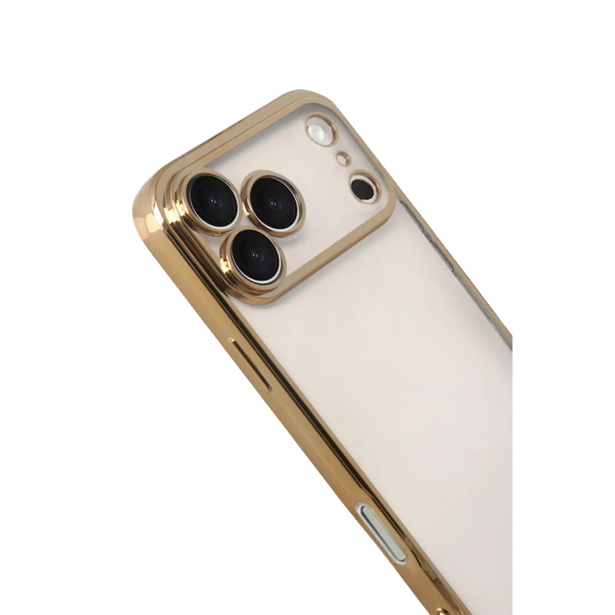 iPhone 17 Pro Razer Lensli Silikon - Gold