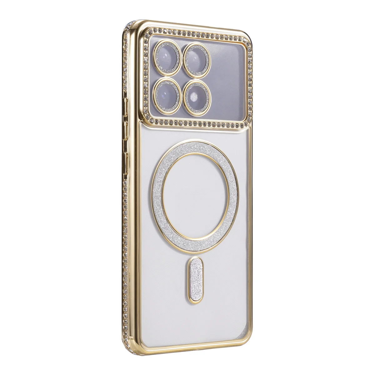 Poco X6 Pro Joke Simli Magneticsafe Kılıf - Gold