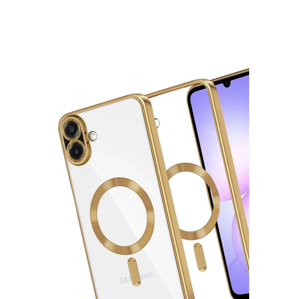 Galaxy A07 4G Kross Magneticsafe Kapak - Gold