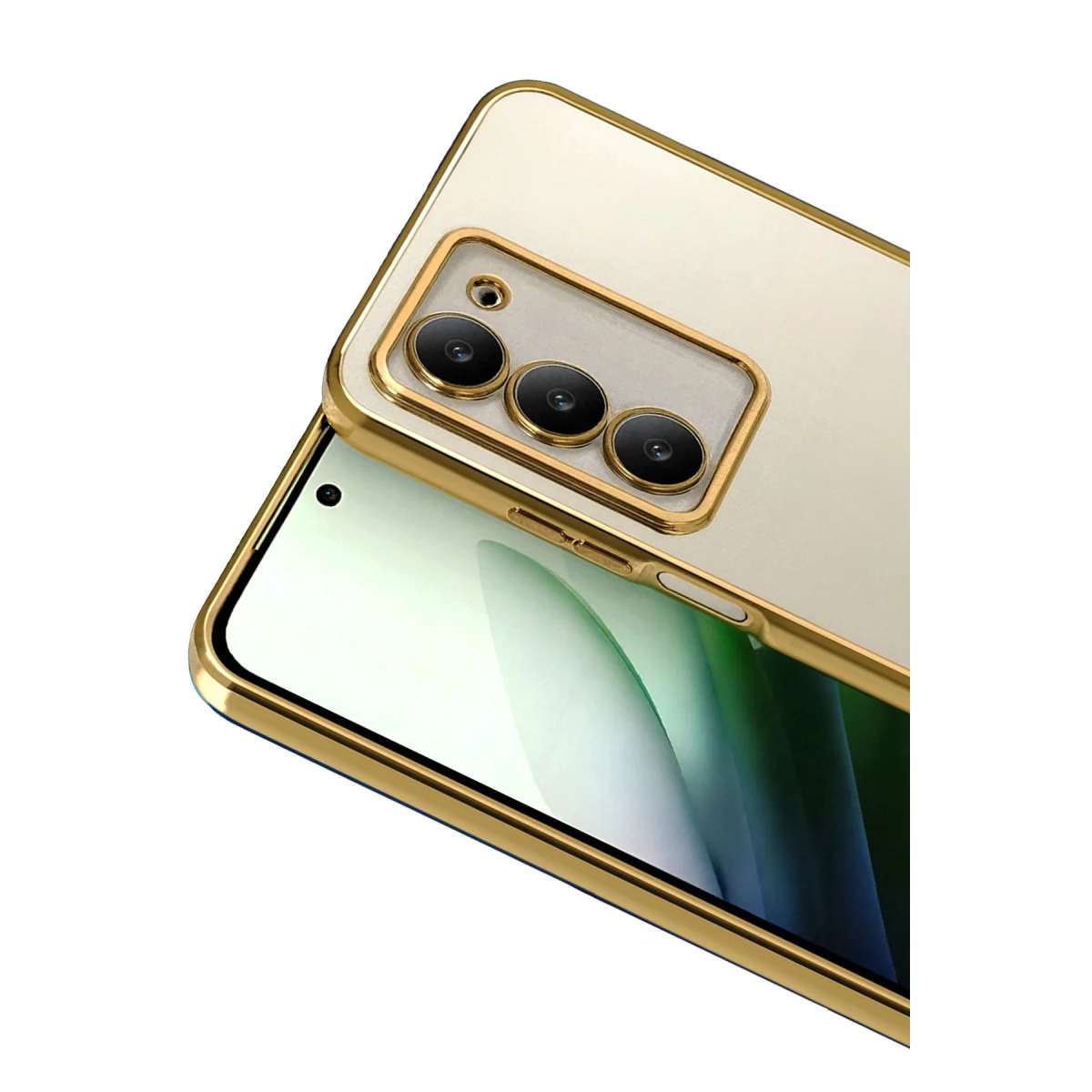 Redmi 15 4G Razer Lensli Silikon - Gold