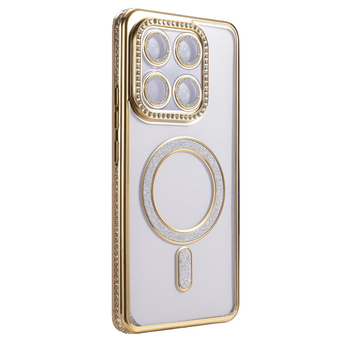 Mi 15T Pro Joke Simli Magneticsafe Kılıf - Gold