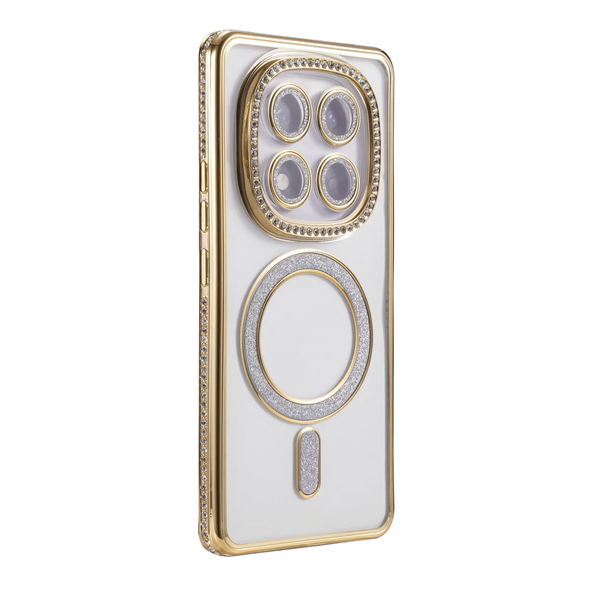 Redmi Note 15 Pro Plus 5G Joke Simli Magneticsafe Kılıf - Gold