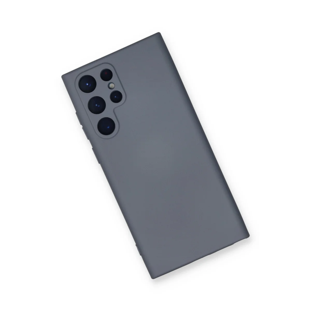 Galaxy S24 Ultra Kılıf Nano içi Kadife Silikon - Gri