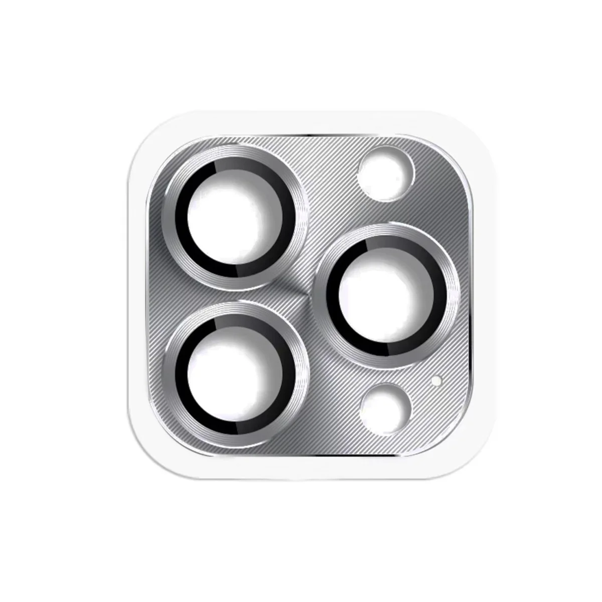 iPhone 16 Pro Max Pers Alüminyum Kamera Lens - Gri