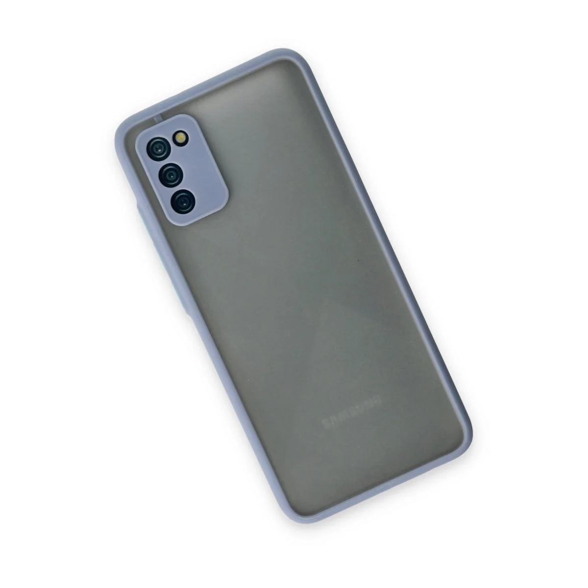 Galaxy A02S Kılıf Montreal Silikon Kapak - Gri