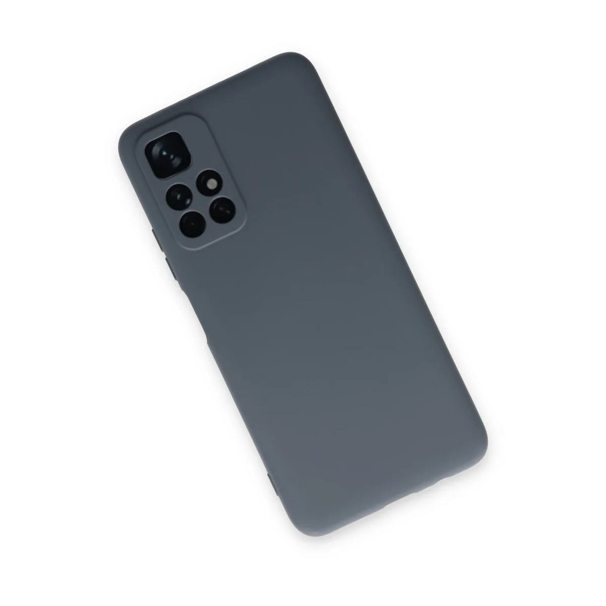 Redmi Note 11T Kılıf Nano içi Kadife Silikon - Gri