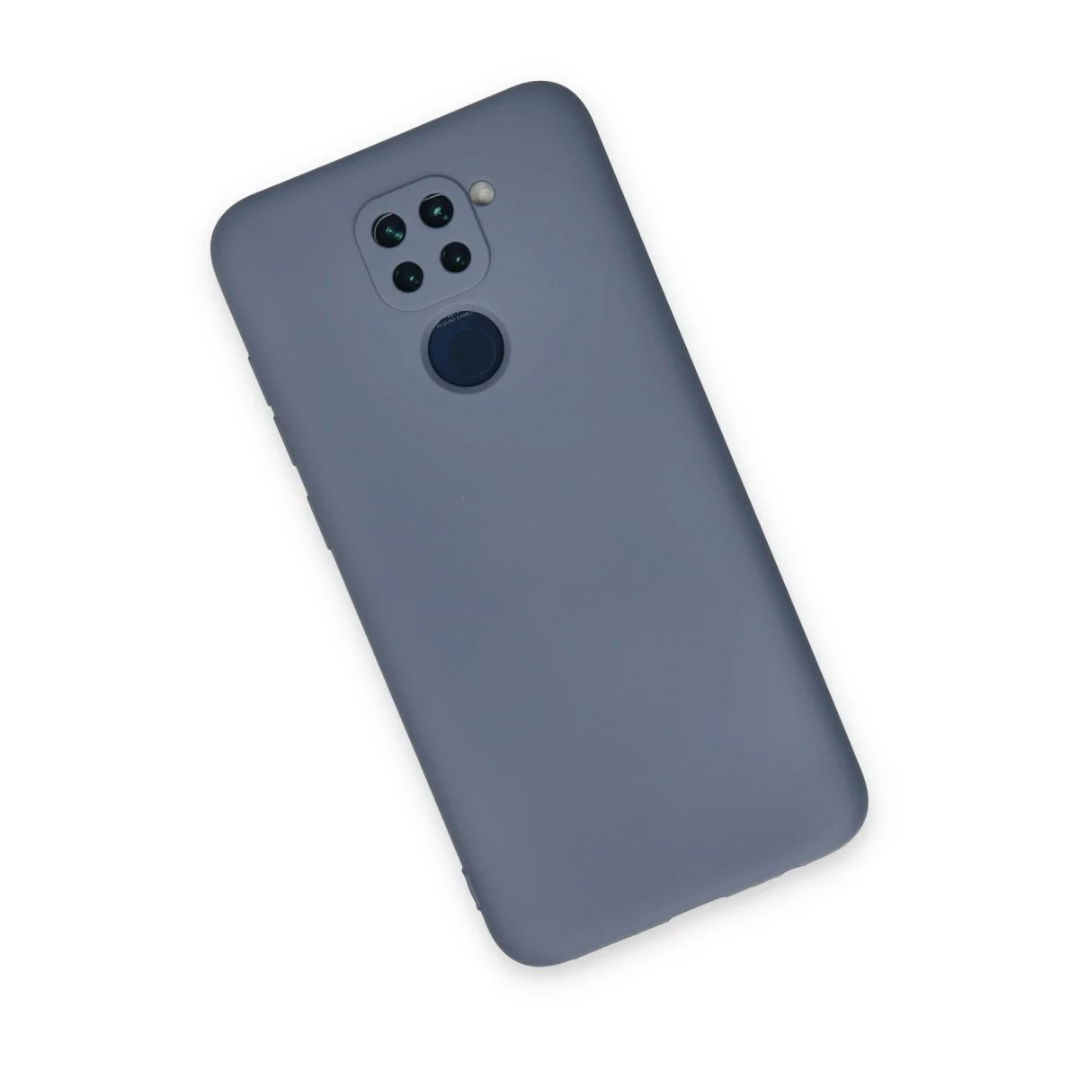 Redmi Note 9 Kılıf Nano içi Kadife Silikon - Gri