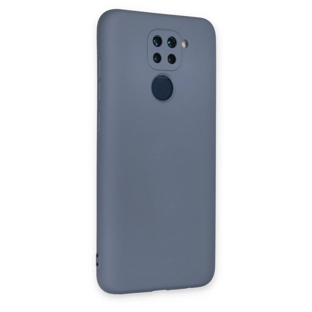 Redmi Note 9 Kılıf Nano içi Kadife Silikon - Gri