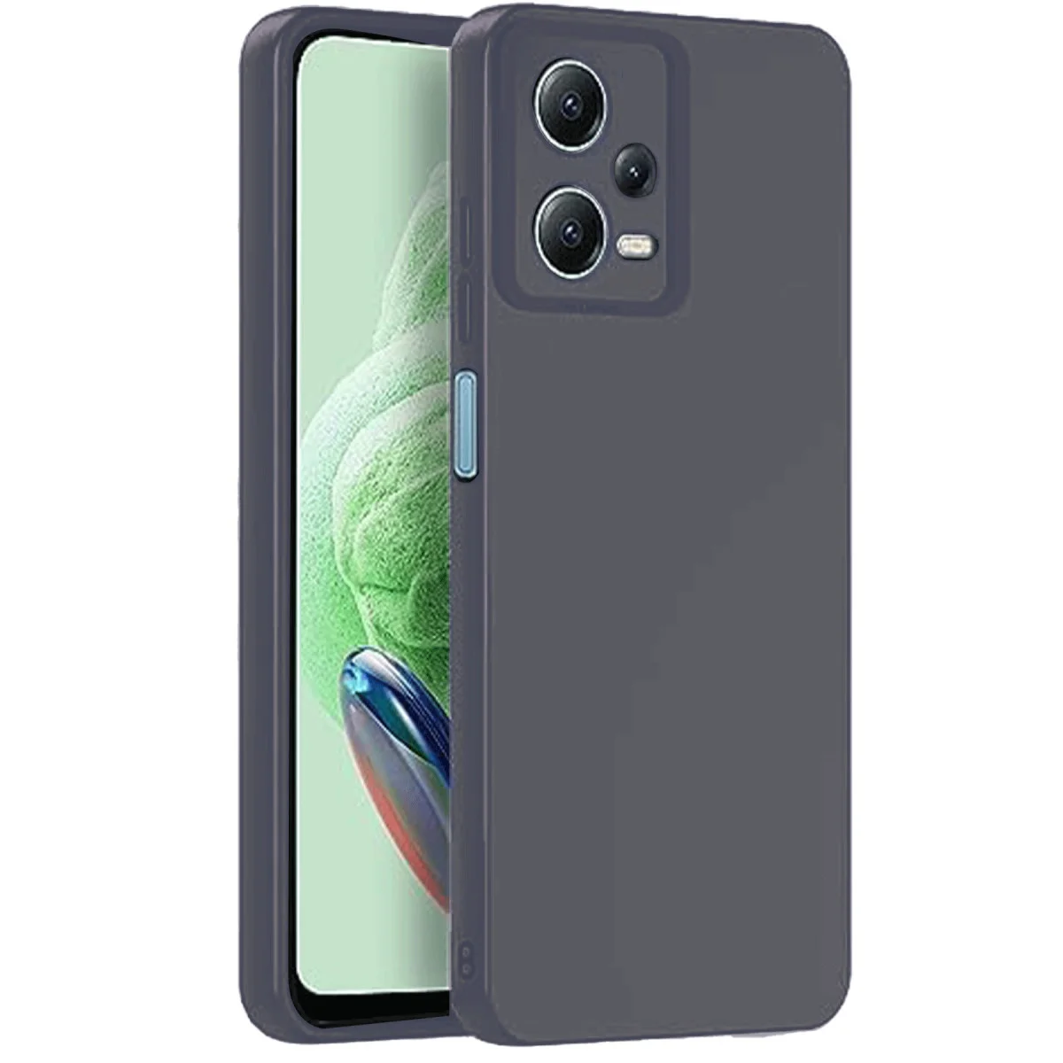 Redmi Note 12 Pro 5G Kılıf Nano içi Kadife Silikon - Gri