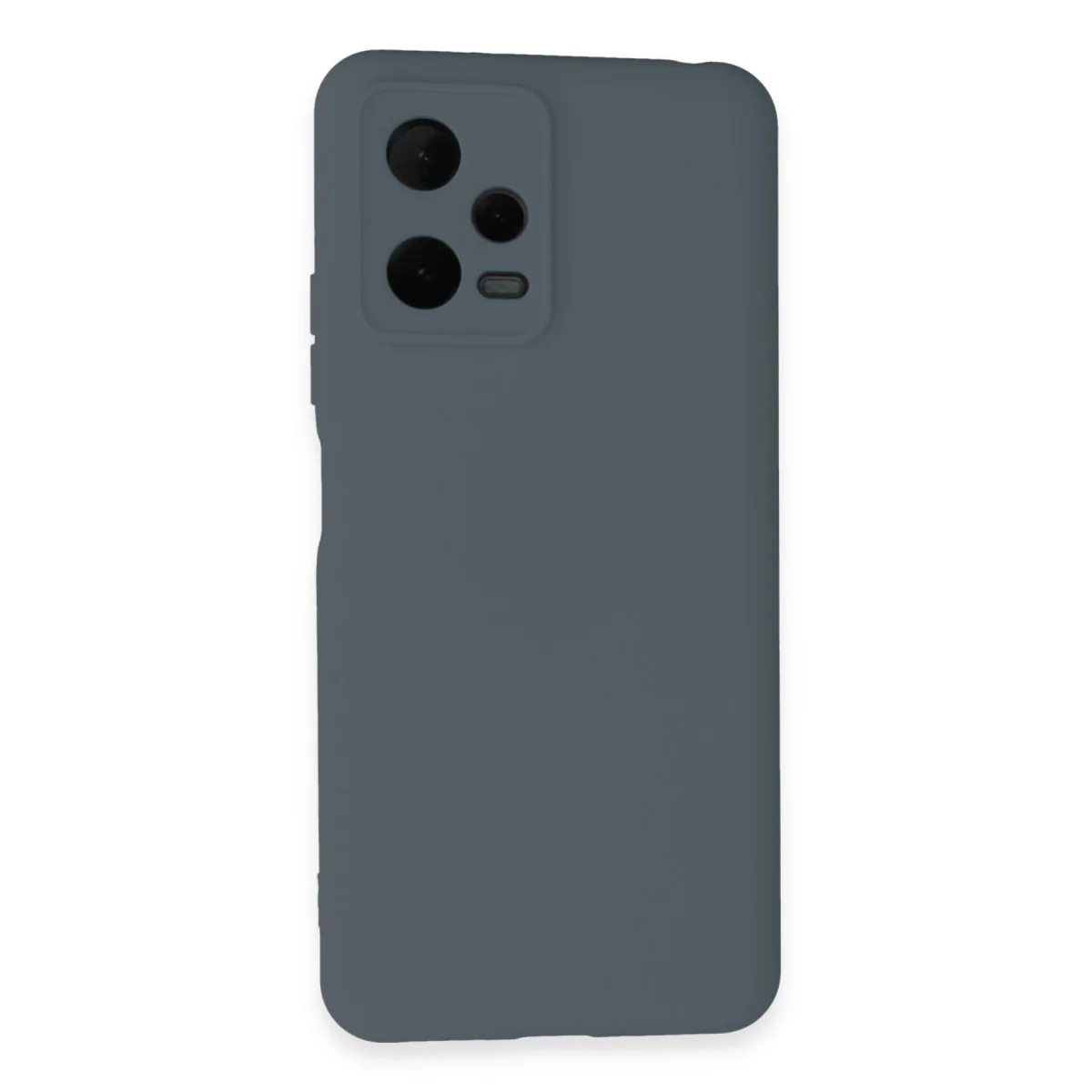 Redmi Note 12 Pro 5G Kılıf Nano içi Kadife Silikon - Gri