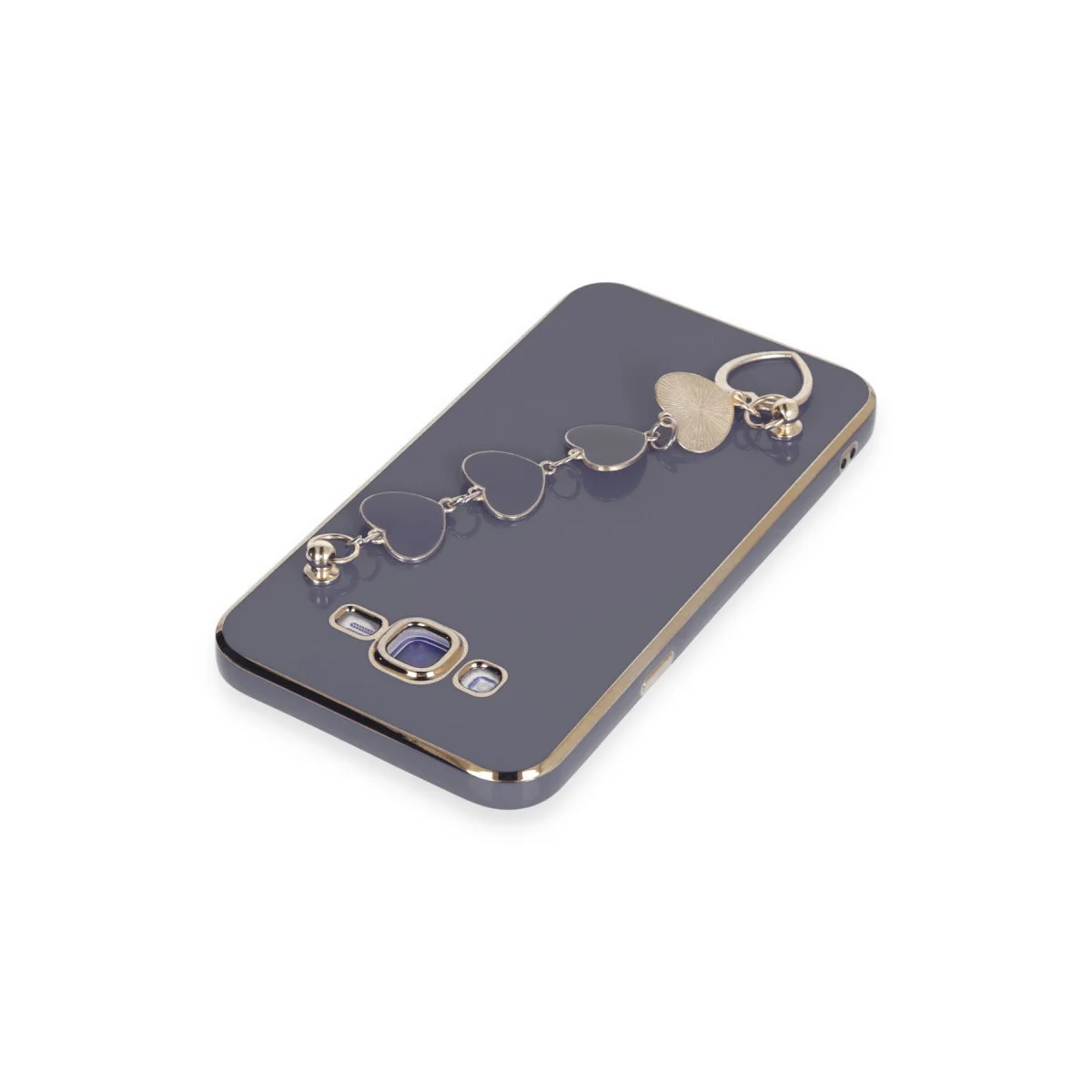 Galaxy J7 Kılıf Esila Silikon - Gri