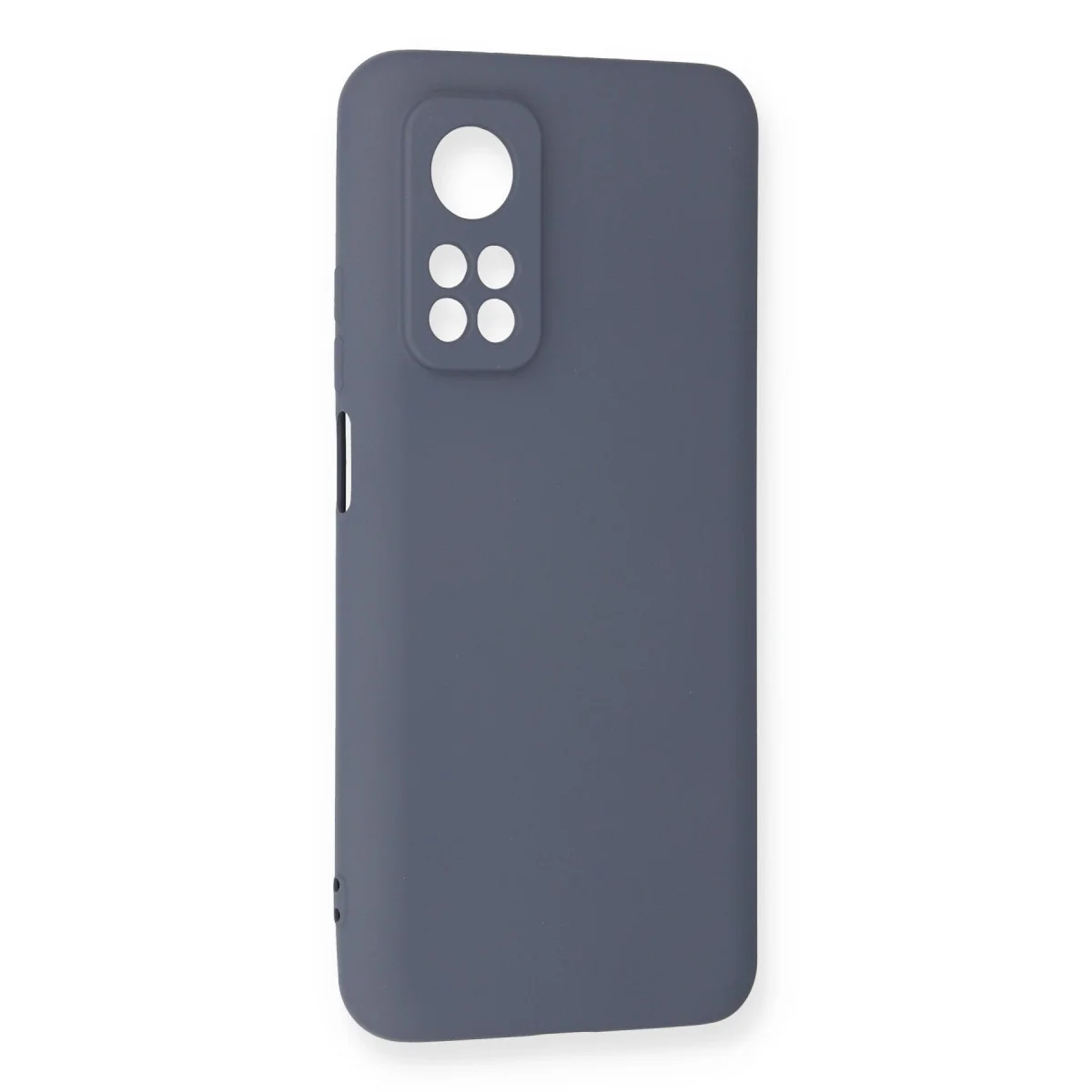 Mi 10T Kılıf Nano içi Kadife Silikon - Gri