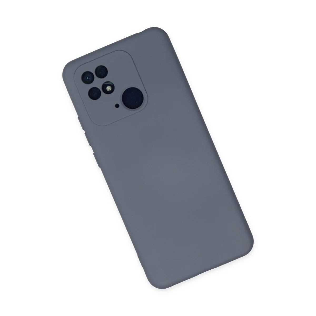 Redmi 10C Kılıf Nano içi Kadife Silikon - Gri