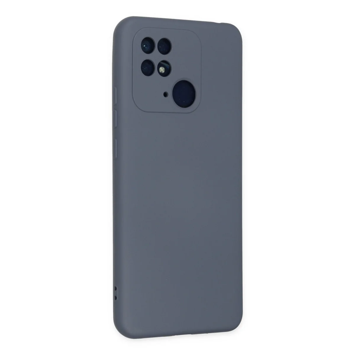 Redmi 10C Kılıf Nano içi Kadife Silikon - Gri