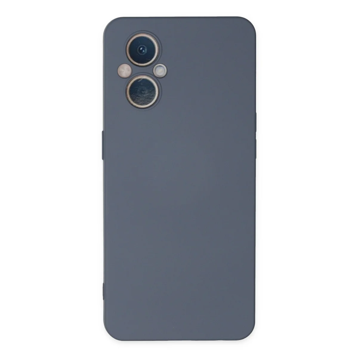 Reno 7 Lite Kılıf Nano içi Kadife Silikon - Gri