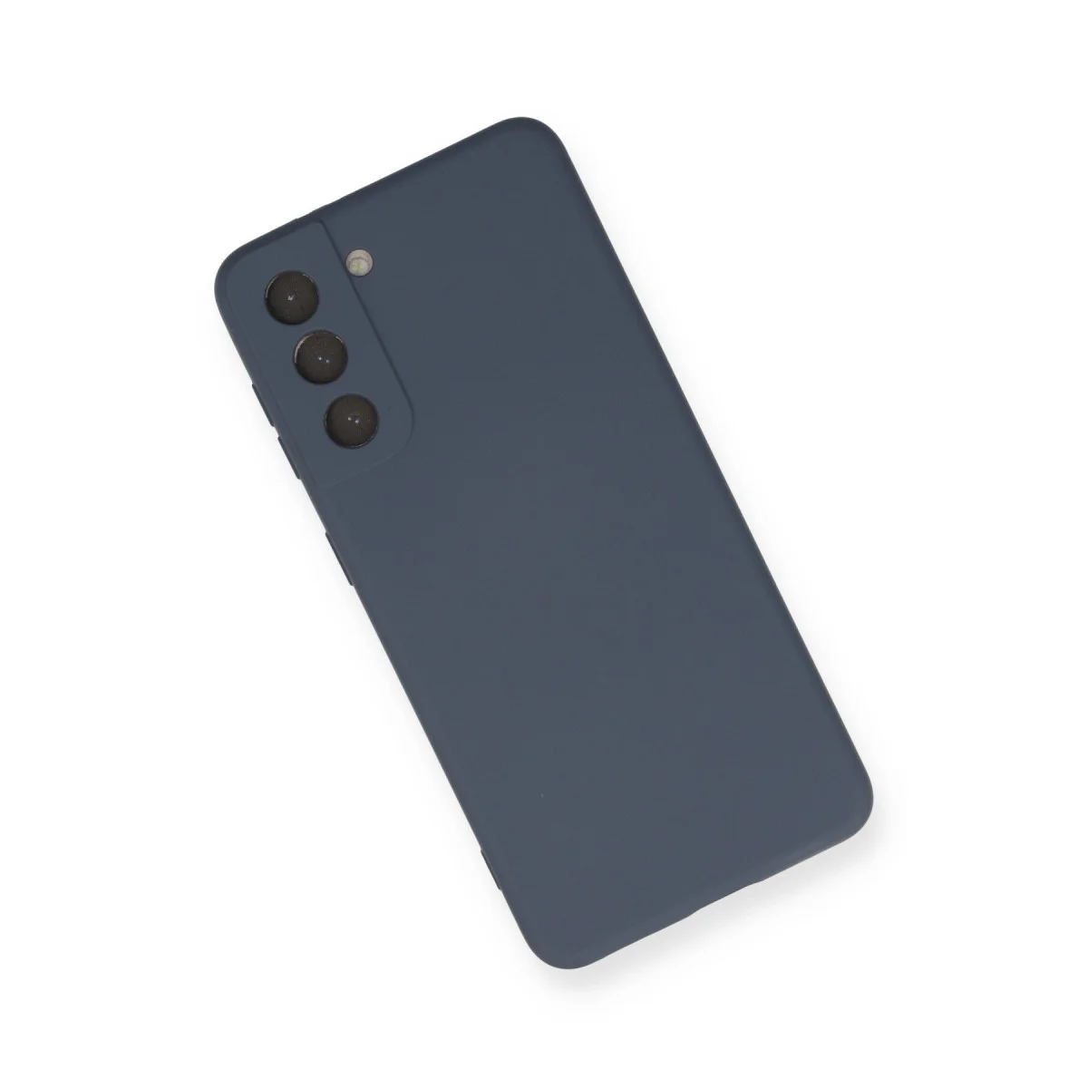 Galaxy S21 Kılıf Nano içi Kadife Silikon - Gri