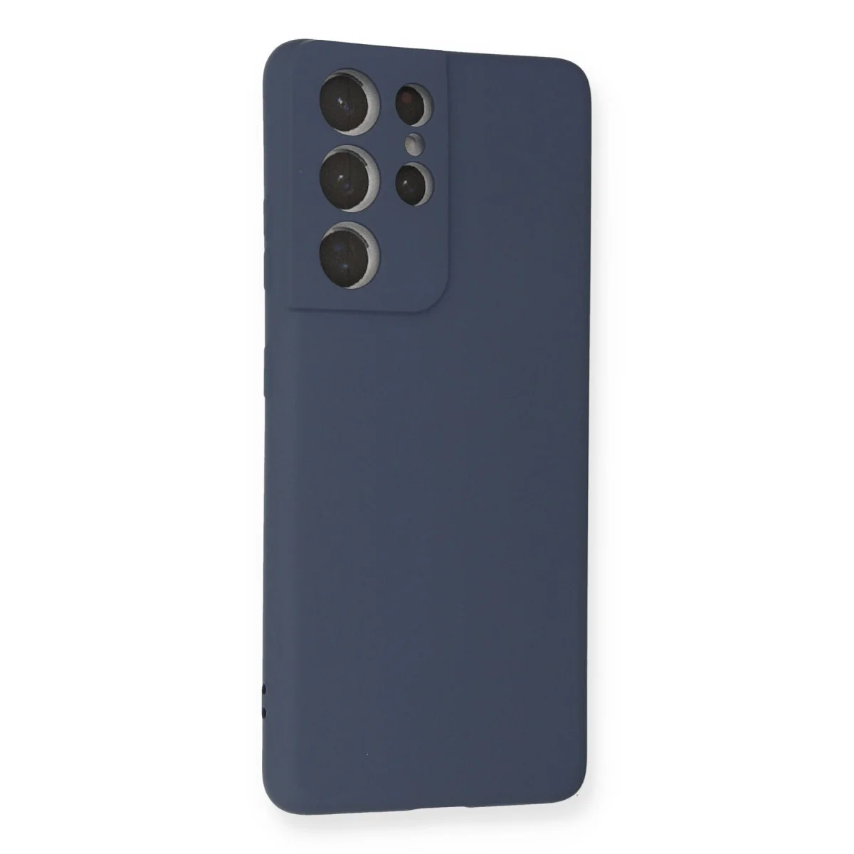 Galaxy S21 Ultra Kılıf Nano içi Kadife Silikon - Gri