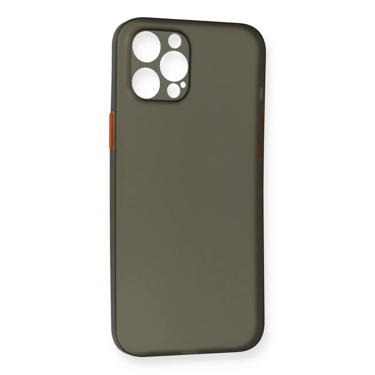 iPhone 12 Pro Max Kılıf PP Ultra İnce Kapak - Gri